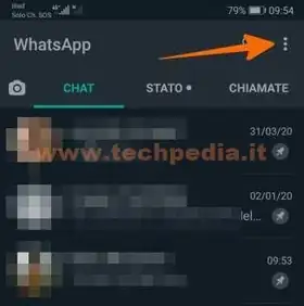 whatsapp pulizia memoria selettiva 010