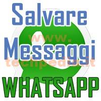 Whatsapp Salvare Messaggi LOGO