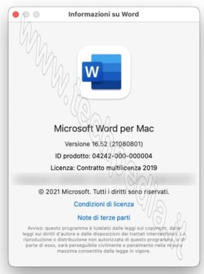 attivare office per mac 064