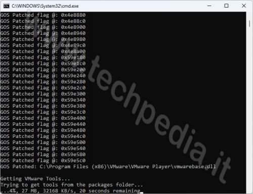 installare macos ventura pc windows vmware 016