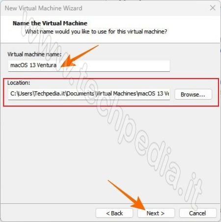 installare macos ventura pc windows vmware 034