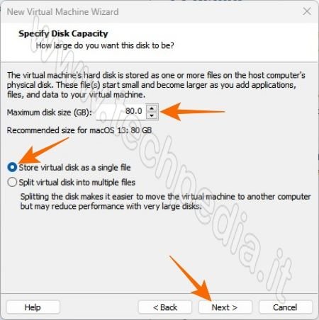 installare macos ventura pc windows vmware 037