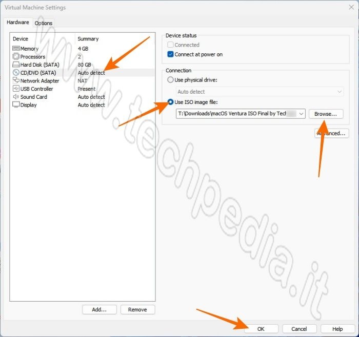 installare macos ventura pc windows vmware 073