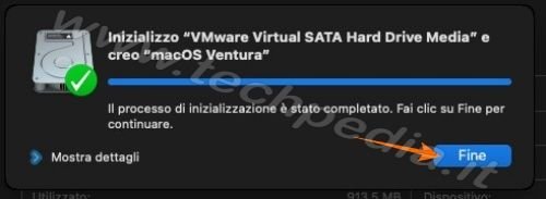 installare macos ventura pc windows vmware 103