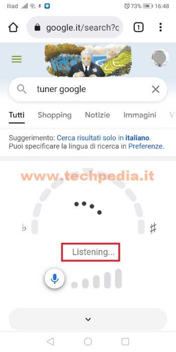 Accordare Chitarra Online Google Tuner 031