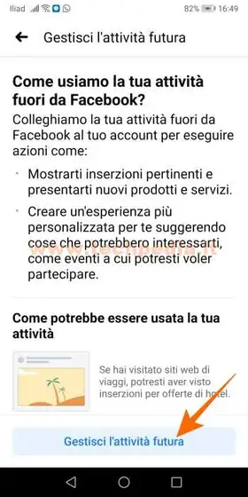 attivita fuori facebook privacy 034