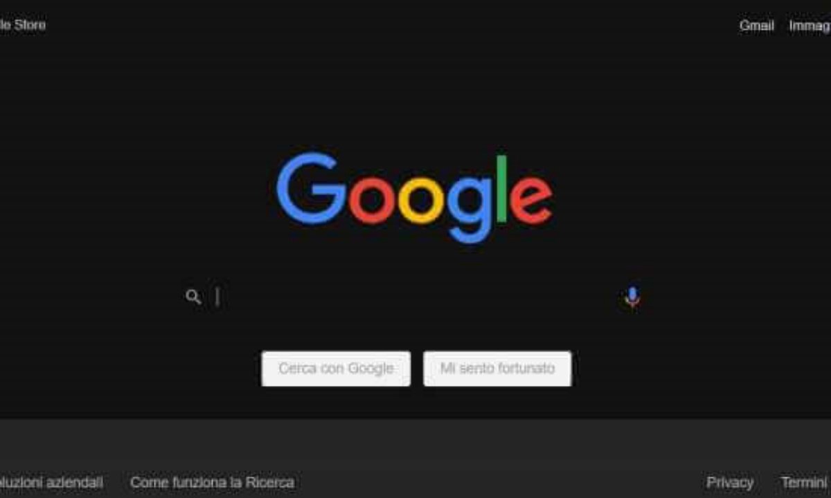 Trucco Per Impostare Chrome Con Lo Sfondo Nero