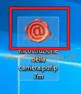 aprire file p7m aruba sign 032