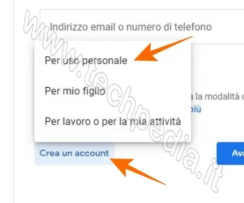 crea account google 016