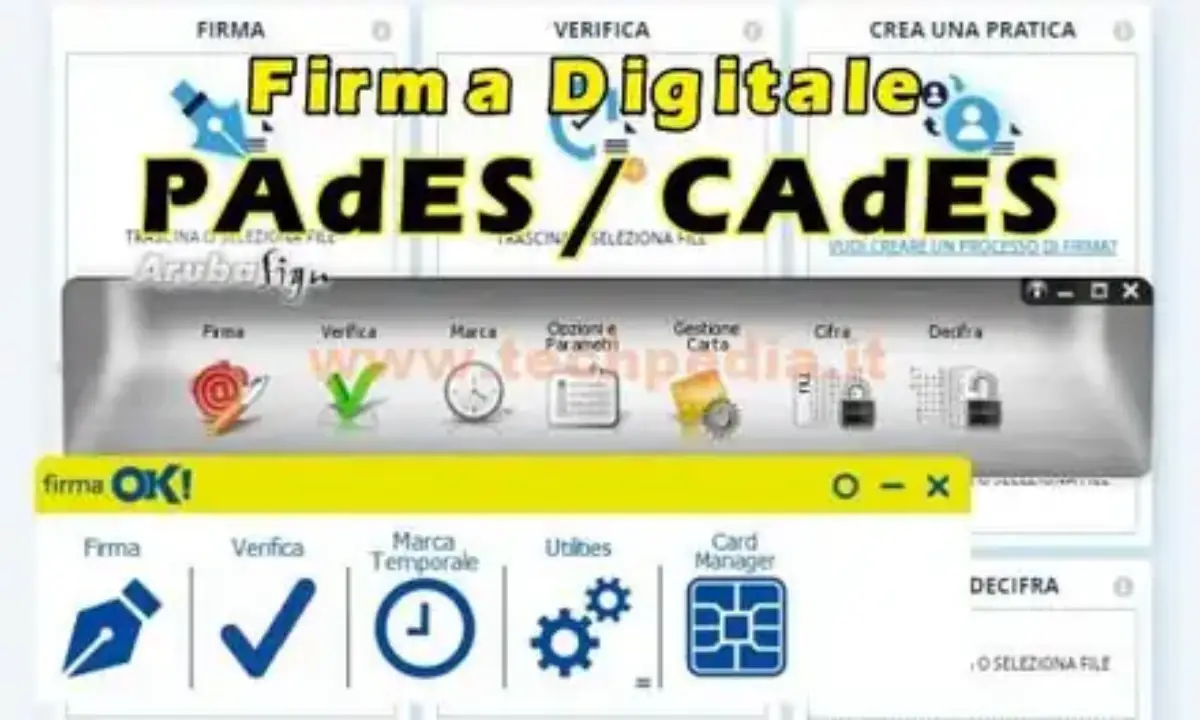 Differena tra formato PAdES e CAdES