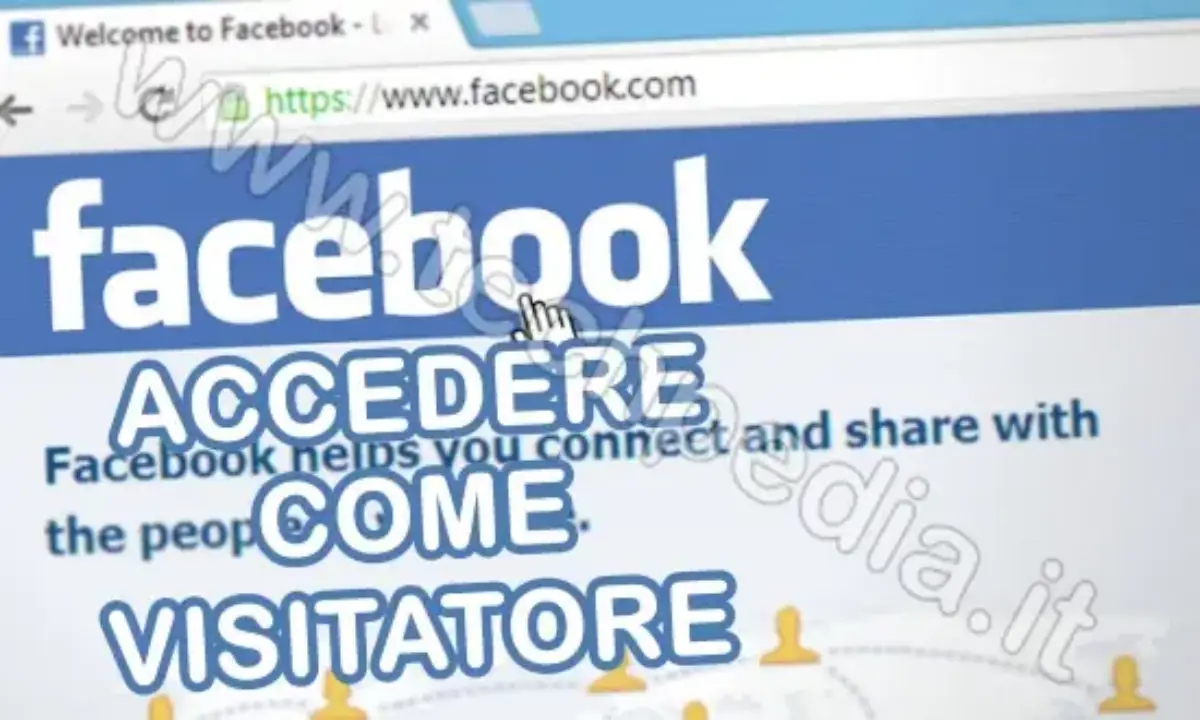 Facebook accedi come visitatore senza iscrizione