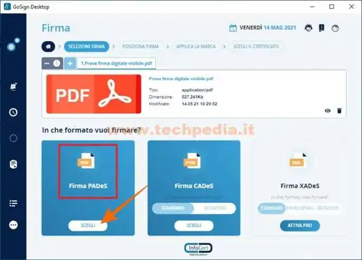 firma digitale visibile go sign 010
