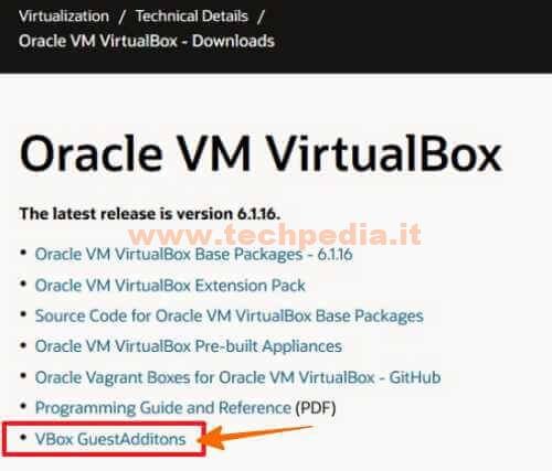 oracle virtualbox guest additions oracle virtualbox guest additions
