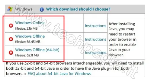 installare java computer 022