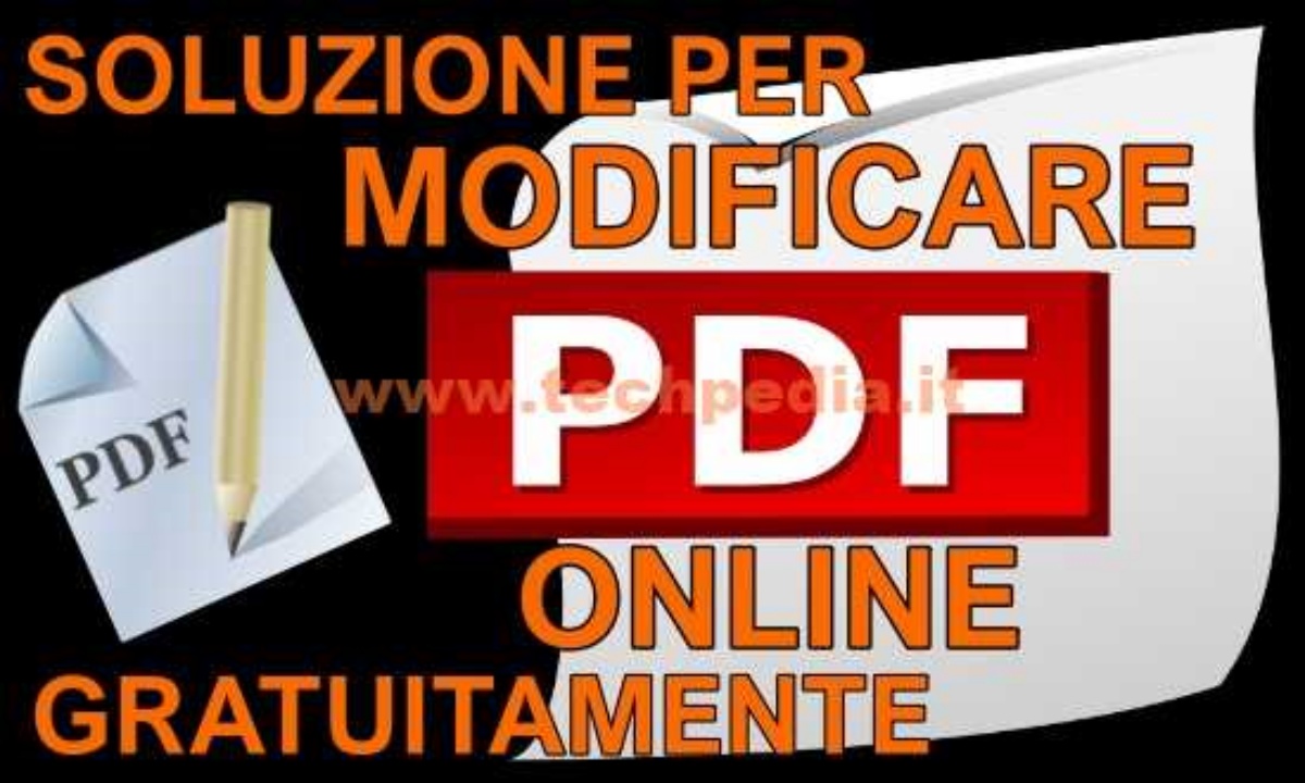 Modificare Pdf Online Gratis Locale Sejda