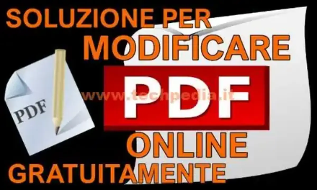 Modifica PDF online gratis