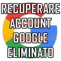 Recuperare Account Google LOGO