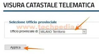 richiedere visura catastale agenzia entrate 022