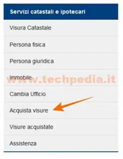 richiedere visura catastale agenzia entrate 046