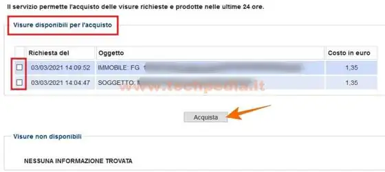 richiedere visura catastale agenzia entrate 043
