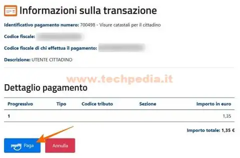 richiedere visura catastale agenzia entrate 049