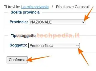 richiedere visura catastale agenzia entrate 085