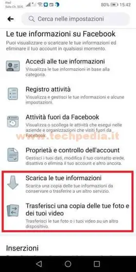 scaricare foto video pubblicati facebook 052
