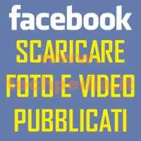 Scaricare Foto Video Pubblicati Facebook Logo