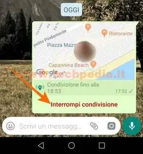 spostamenti tempo reale whatsapp 019