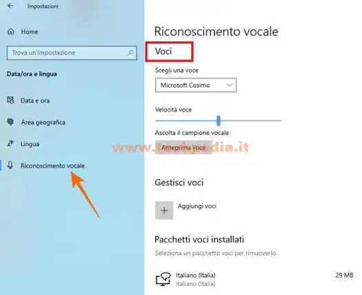 word legge alta voce documento 064