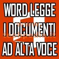 Word Legge Alta Voce Documento Logo