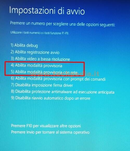Avviare Windows 10 Modalita Provvisoria 043