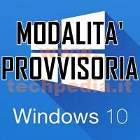 Avviare Windows 10 Modalita Provvisoria LOGO