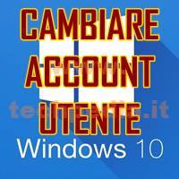 Cambiare Account Windows 10 LOGO