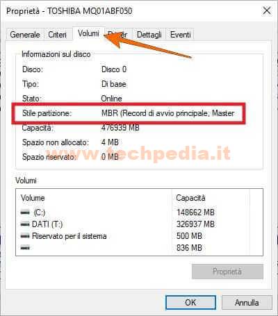 Conversione Disco Da Mbr A Gpt Per Uefi Windows 10 013