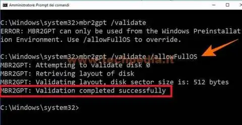 UEFI CONV 031