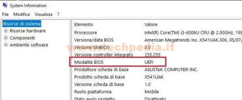 UEFI CONV 058