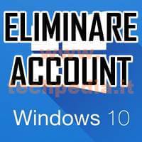 Eliminare Account Windows 10 LOGO