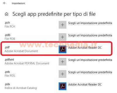 Impostare Applicazione Predefinita Windows 10 110