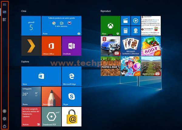 Ripristinare Modalita Desktop Windows 10 007