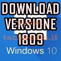 Scaricare Windows 10 Versione 1809 LOGO