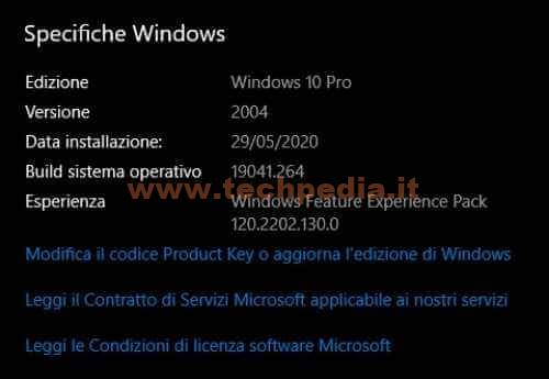 Aggiornamento Windows10 2004 046
