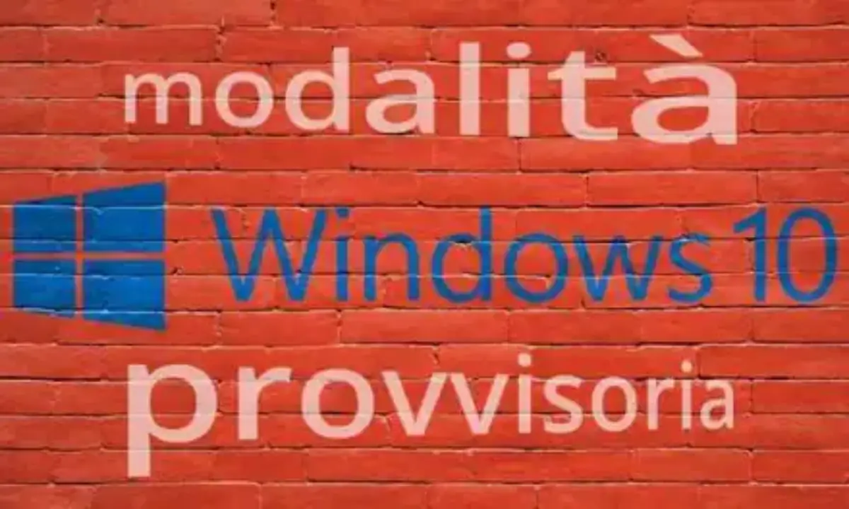 Come avviare modailità provvisoria Windows 10