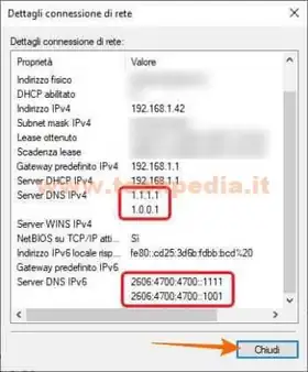 cambiare dns computer windows 025