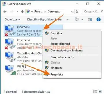 cambiare dns computer windows 031