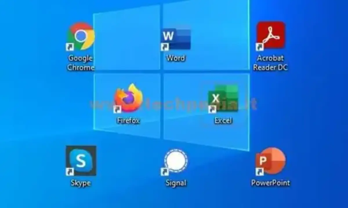 Creare un collegamento su desktop