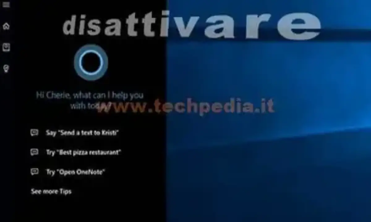 disattivare Cortana