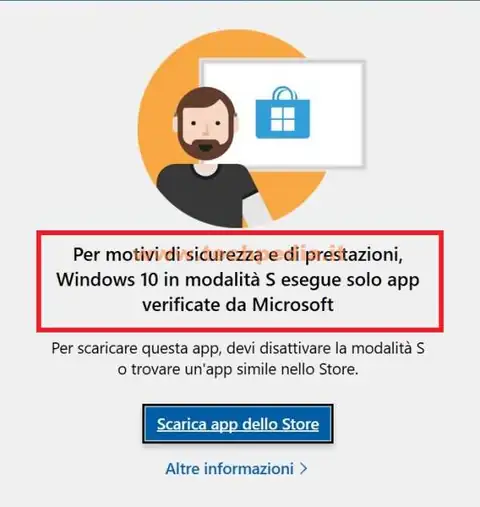 disattivare modalita s windows 10 016