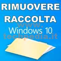 Eliminare Raccolta Windows 10 Logo
