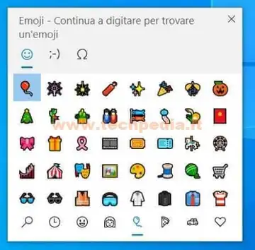 emoji windows10 da tastiera 007